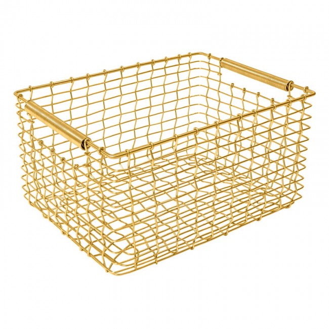 KORBO 코르보 직사각 19 wire basket 브라스 RB38320