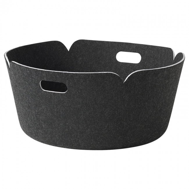 MUUTO 무토 Restore round basket 블랙 melange MU13326