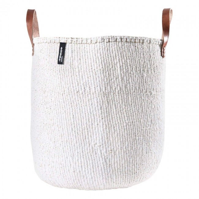 Mifuko Kiondo basket with handles L 화이트 MF1518S