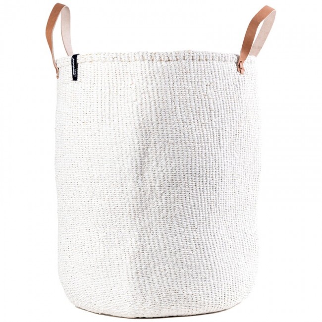 Mifuko Kiondo basket with handles XL 화이트 MF1618S