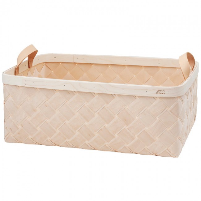 Verso Design Lastu birch basket rectangle XL VDWB24-201