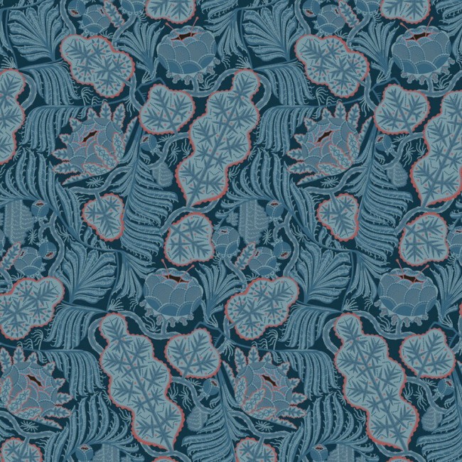 Klaus Haapaniemi ICE플라워 블루 wallpaper uncoated KH15130-UC