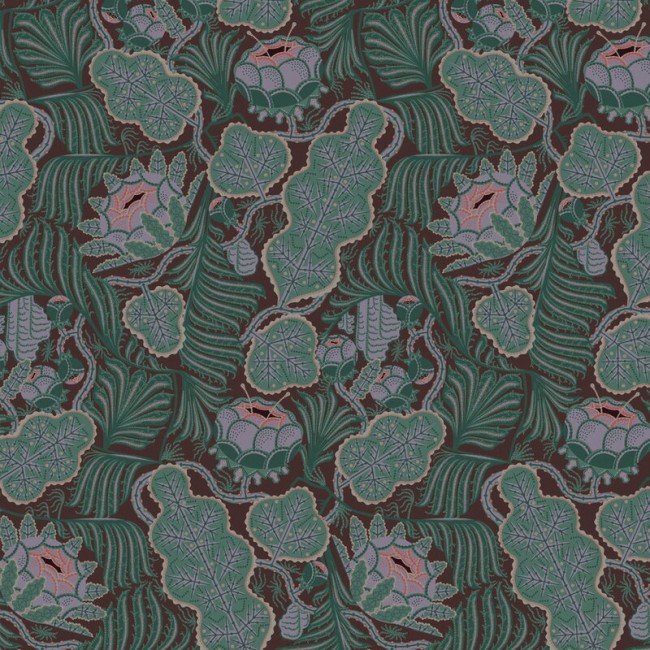 Klaus Haapaniemi ICE플라워 Brown wallpaper uncoated KH15131-UC
