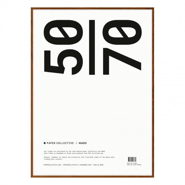 PAPER COLLECTIVE 페이퍼콜렉티브 Frame 다크 oak PC90042