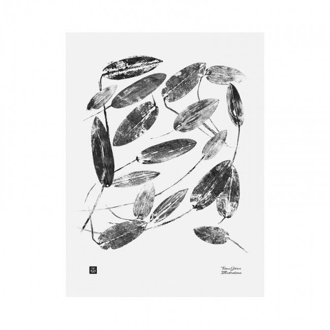 TEEMU JARVI ILLUSTRATIONS TE에뮤 Pondweed poster 30 x 40 cm TJPoSGT-PW1