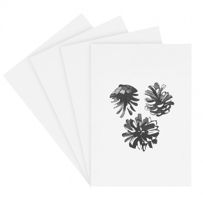 TEEMU JARVI ILLUSTRATIONS TE에뮤 Conifer mini poster set 4 pcs TJCCO-SET