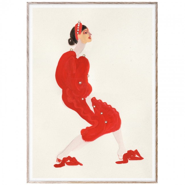 PAPER COLLECTIVE 페이퍼콜렉티브 Red With 펄S poster PC12005