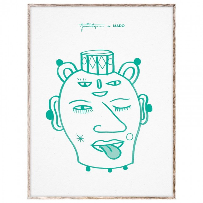 MADO 마도 Head 화병 꽃병 Lu poster 30 x 40 cm DOM4111