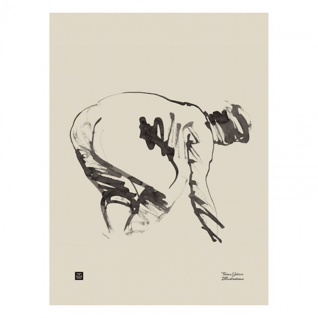 TEEMU JARVI ILLUSTRATIONS TE에뮤 After a Swim poster 30 x 40 cm TJ6430065512875
