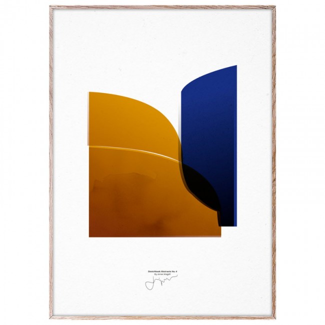PAPER COLLECTIVE 페이퍼콜렉티브 Sketchbook Abstracts 04 poster PC16019