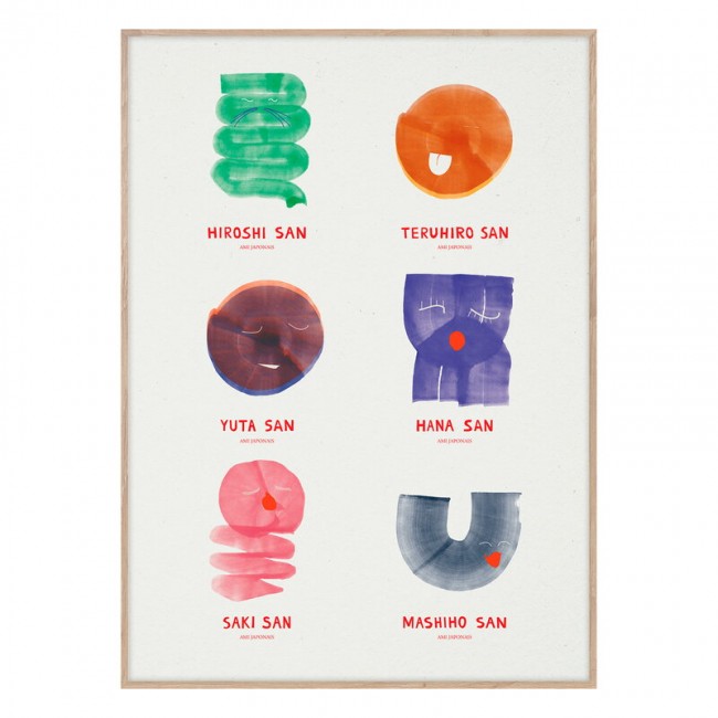 MADO 마도 Amis Japonais poster 50 x 70 cm PCM4147