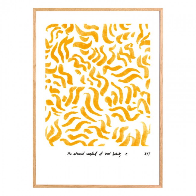 PAPER COLLECTIVE 페이퍼콜렉티브 Comfort - 엘로우 poster PC17007
