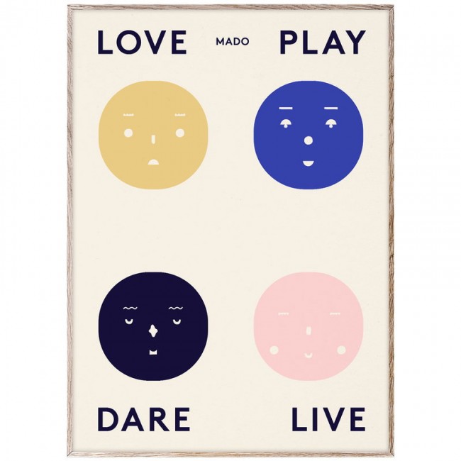MADO 마도 Four Feelings poster 50 x 70 cm DOM1118