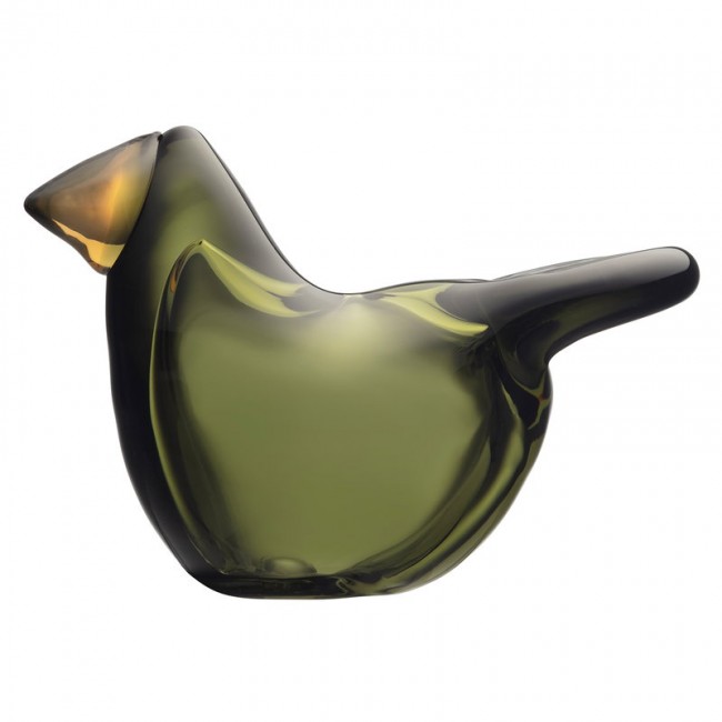 IITTALA 이딸라 Birds by Toikka Flycatcher moss 그린 - 코퍼 II1057699