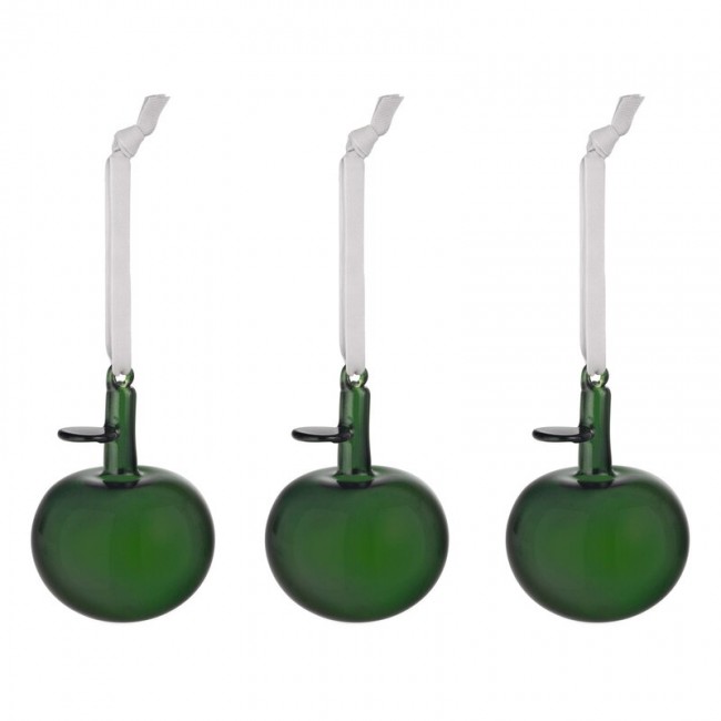 IITTALA 이딸라 글라스 apple 3 pcs 그린 II1059950