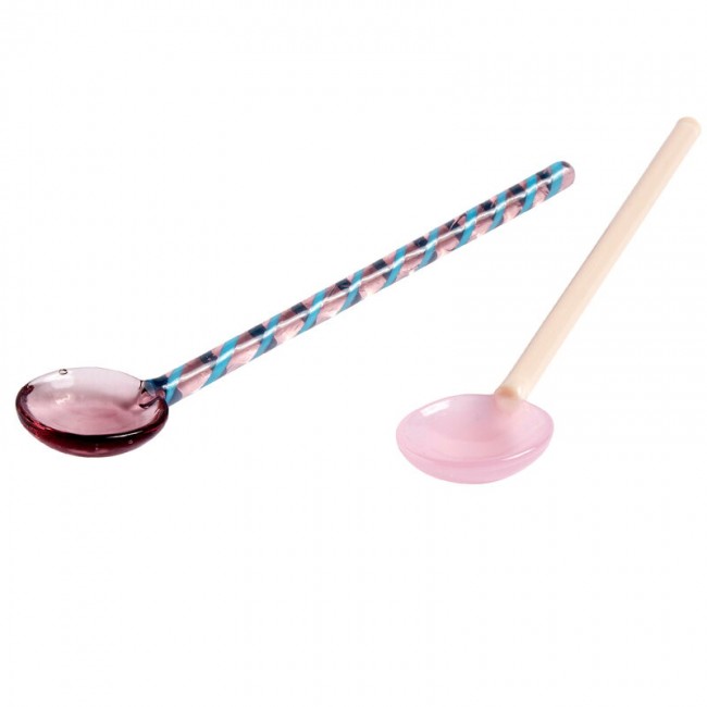HAY 헤이 글라스 스푼 Round 2 pcs HA541011