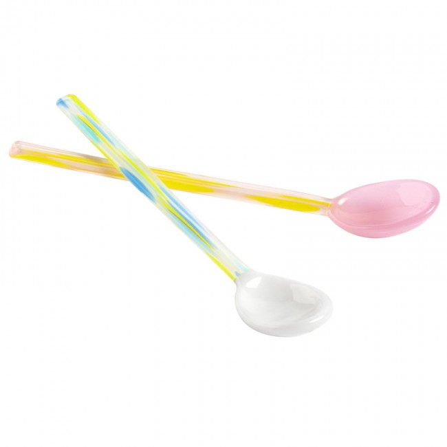 HAY 헤이 글라스 스푼 Flat 2 pcs HA541009