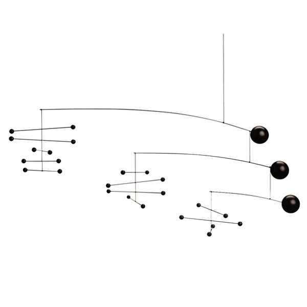 Flensted Mobiles Symphony in 3 Movements mobile 블랙 FS062