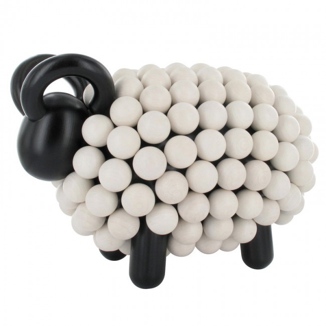 Aarikka Passi figurine coal - milk ARK-B5102