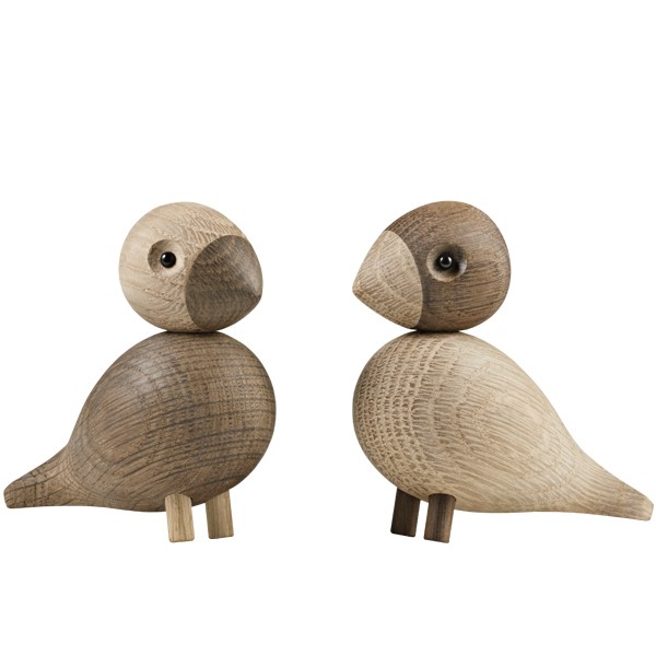 KAY BOJESEN 카이보예센 Lovebirds 2 pcs oak - 스모크 RD39204