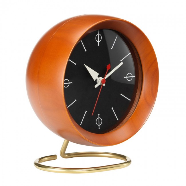 VITRA Chronopak 테이블 시계 월넛 veneer Vitra Chronopak table clock  walnut veneer 08871