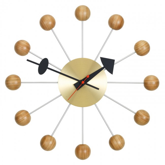 VITRA 볼 클락 cherry Vitra Ball Clock  cherry 08863