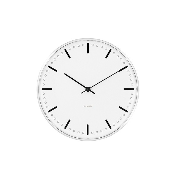 ARNE JACOBSEN 아르네야콥센 AJ City Hall 벽시계 16 cm RD43621