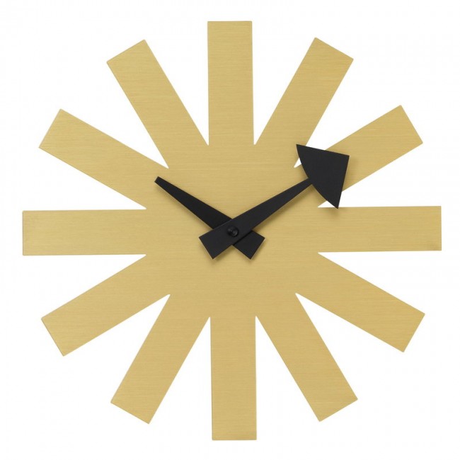 VITRA Asterisk 벽시계 브라스 Vitra Asterisk wall clock  brass 08848