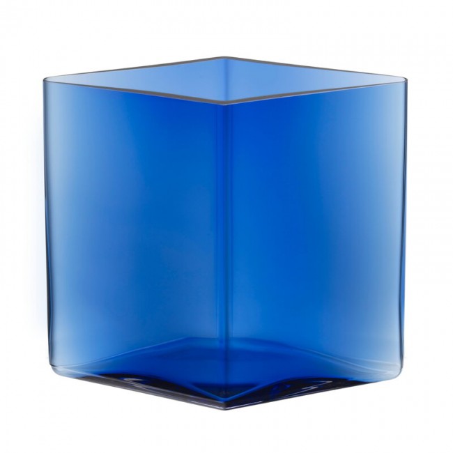 IITTALA 이딸라 Ruutu 화병 꽃병 205 x 180 mm ultramarine 블루 II1062565