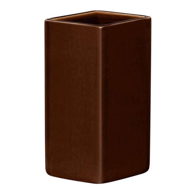 IITTALA 이딸라 Ruutu 세라믹 화병 꽃병 180 mm brown II1051701