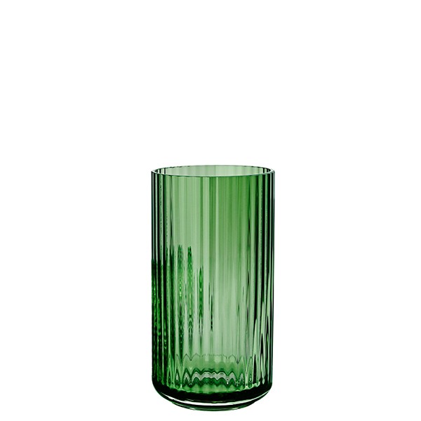 LYNGBY PORCELAIN 링비포슬린 글라스 화병 꽃병 20 cm 코펜하겐 그린 LB201041