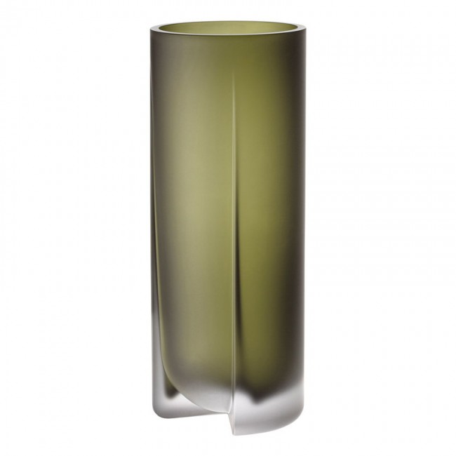 IITTALA 이딸라 Kuru 화병 꽃병 255 mm 프로스트ED moss 그린 II1051548