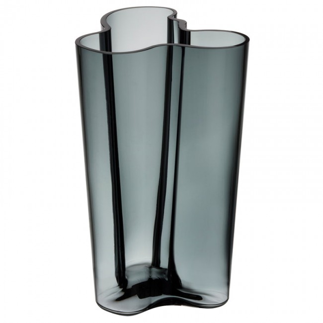 IITTALA 이딸라 Aalto 화병 꽃병 251 mm 다크그레이 II1020907
