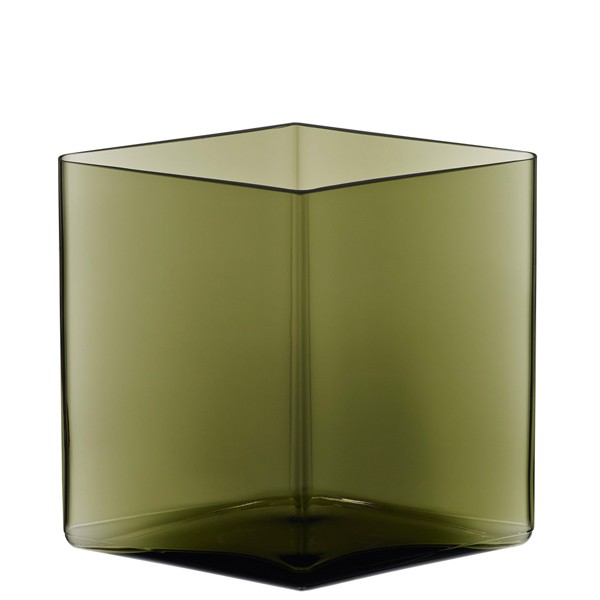 IITTALA 이딸라 Ruutu 화병 꽃병 205 x 180 mm 그린 II1015574