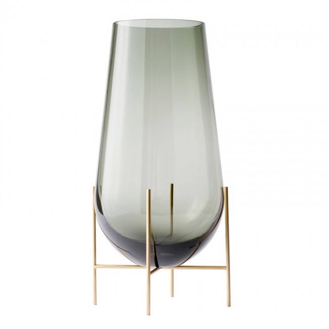 MENU EEchasse 화병 꽃병 small 스모크 MENU EEchasse vase  small  smoke 08659