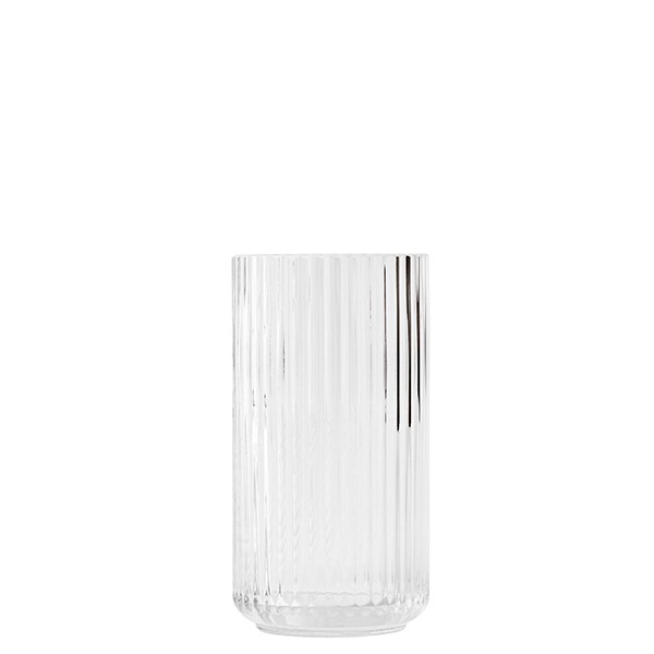 LYNGBY PORCELAIN 링비포슬린 글라스 화병 꽃병 20 cm clear LB201089