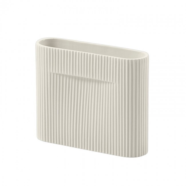 MUUTO 무토 Ridge 화병 꽃병 16 5 cm 오프 화이트 MU14191