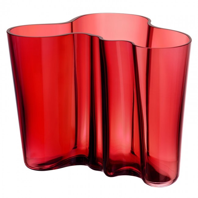 IITTALA 이딸라 Aalto 화병 꽃병 160 mm cranberry II1014338