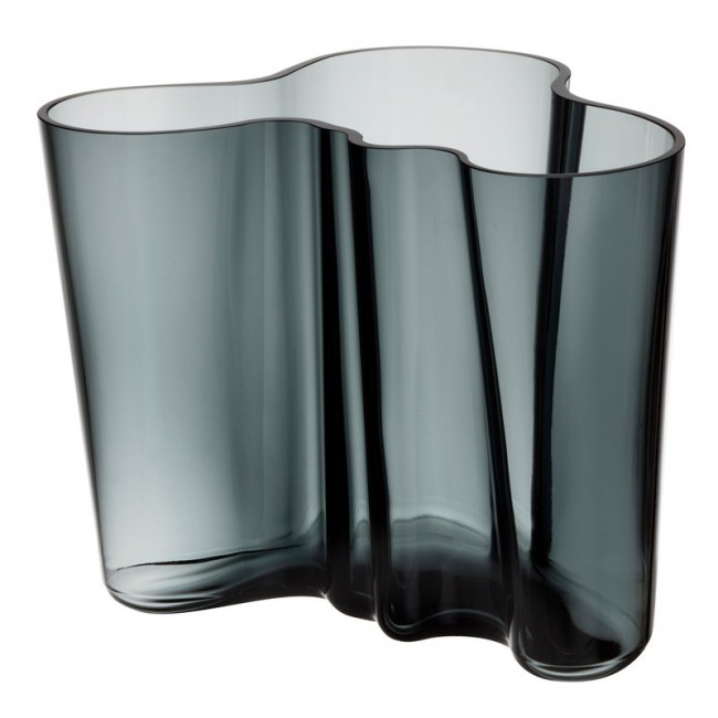IITTALA 이딸라 Aalto 화병 꽃병 160 mm 다크그레이 II1020905