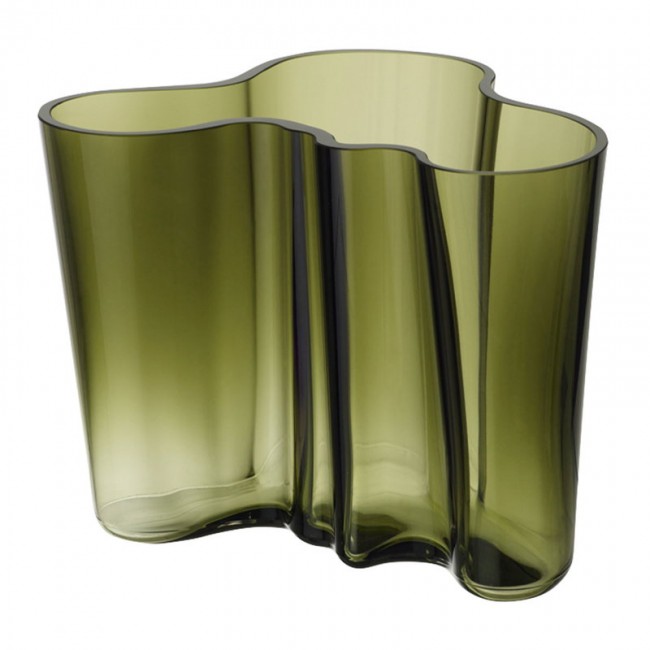 IITTALA 이딸라 Aalto 화병 꽃병 160 mm moss 그린 II1051429