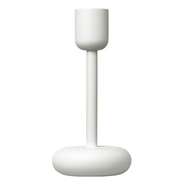 IITTALA 이딸라 Nappula 캔들 홀더 183 mm 화이트 II111146