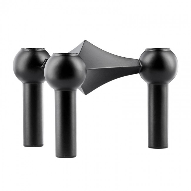 STOFF COPENHAGEN 스토프 Nagel 캔들 홀더 매트 블랙 STOFF Copenhagen STOFF Nagel candleholder  matt black 08357