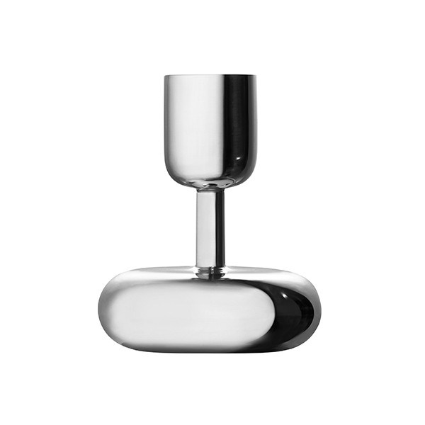 IITTALA 이딸라 Nappula 캔들 홀더 107 mm steel II1023340
