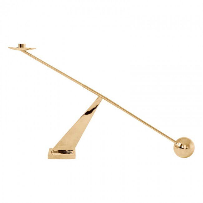 MENU Interconnect 캔들홀더 폴리시 브라스 MENU Interconnect candle holder  polished brass 08302