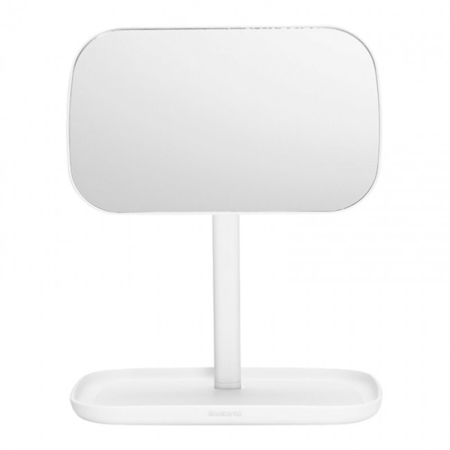 BRABANTIA 브라반티아 ReNew 거울 with storage 트레이 화이트 BA280726
