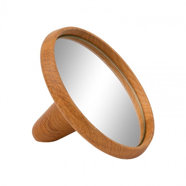 SPRING COPENHAGEN 스프링코펜하겐 세틀라이트 hand 거울 small oak SPC7002