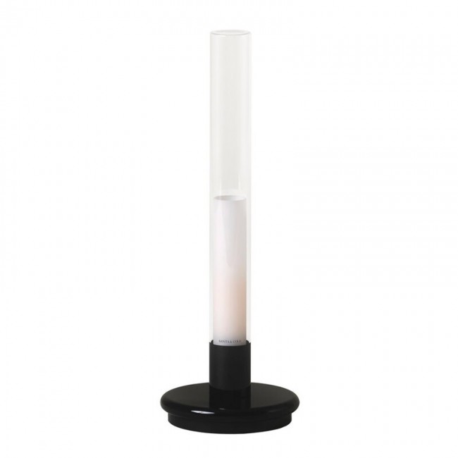 SANTA & COLE Sylvestrina 포터블 테이블조명 clear - 블랙 Santa & Cole Sylvestrina portable table lamp  clear - black 07914
