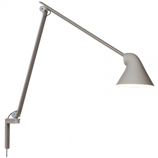 LOUIS POULSEN NJP 벽등 벽조명 롱 암 라이트 그레이 Louis Poulsen NJP wall lamp  long arm  light grey 07591