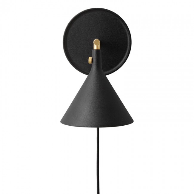 MENU Cast 스콘스 벽등 벽조명 디머블/디밍 블랙 - 브라스 MENU Cast Sconce wall lamp  dimmable  black - brass 07557