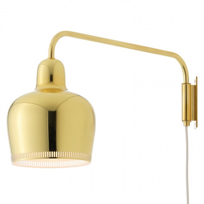 ARTEK 알토 벽등 벽조명 A330S 골든 벨 브라스 Artek Aalto wall lamp A330S Golden Bell  brass 07460